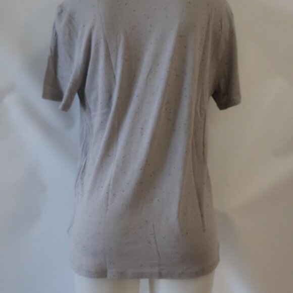 Mens ATM Gray, Black Speckled T-Shirt M - Picture 4 of 6